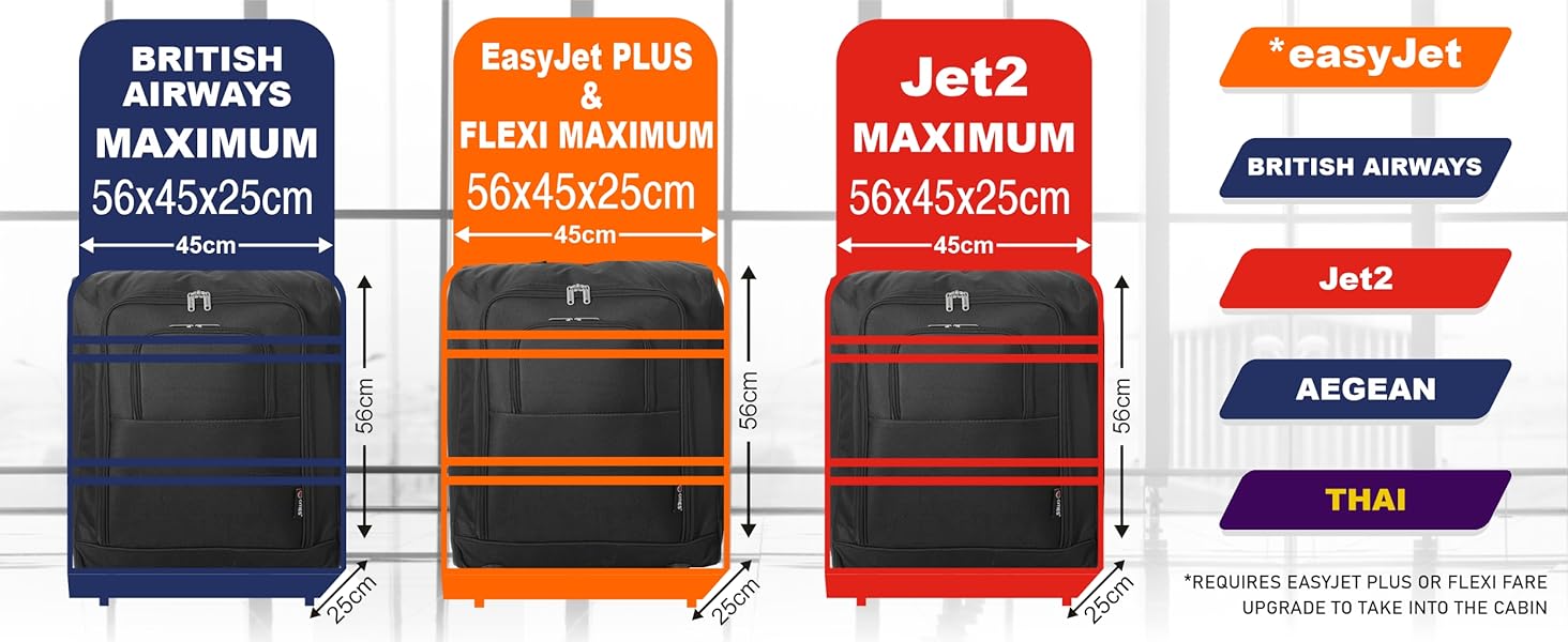 56x45x25cm easyJet Trolley Bag