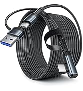 toocki Link Cable 16 FT Compatible with Meta/Oculus Quest 3, Quest2/Pro/Pico4 Accessories and PC/...