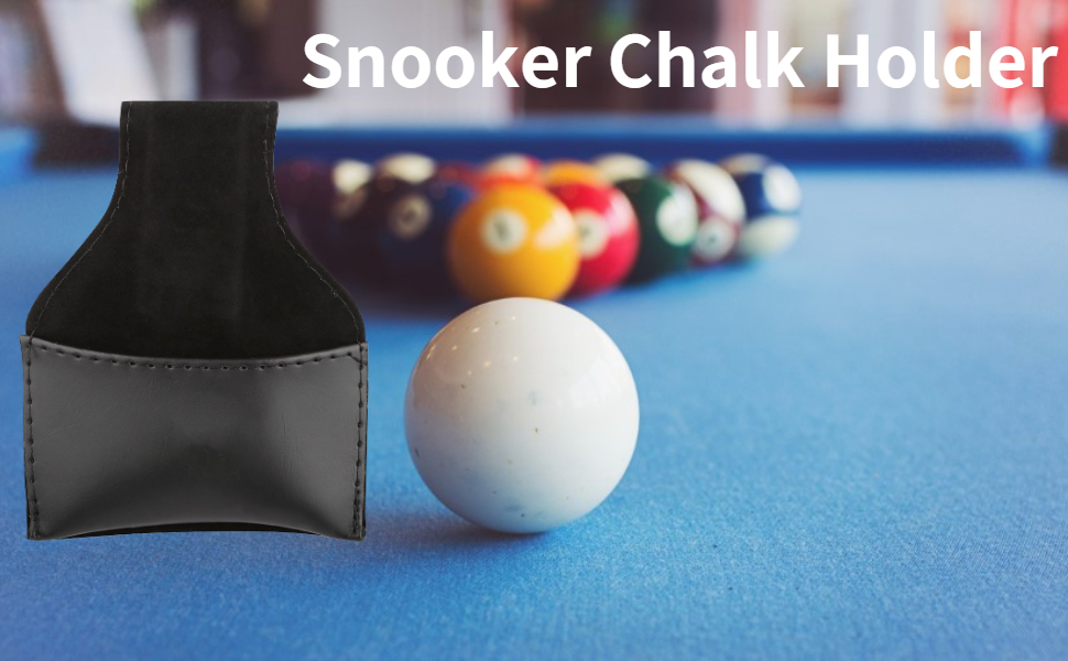 Tbest Snooker Chalk Holder,Snooker Pool Billiards Cue Chalk Holder