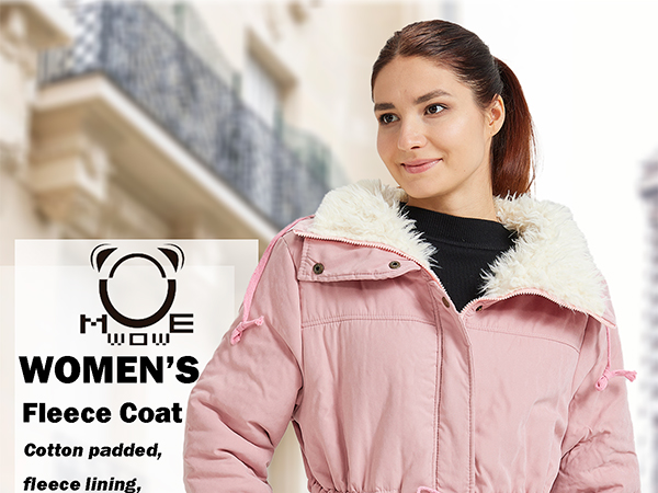 Amazon.com: MEWOW Women's Winter Mid Length Thick Warm Faux Lamb