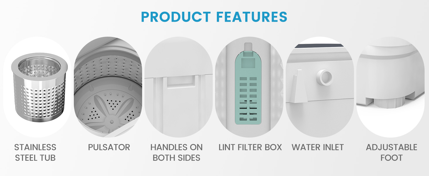 full automatic washing machine apartment laundry washer lavadora