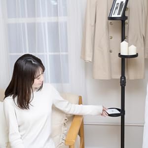 Amazon｜山善(YAMAZEN) 突っ張り ラック ポールハンガー