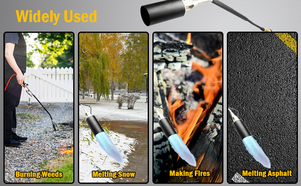 Weed Burner Torch For Propane Tank Kits,Snow Removal Flame