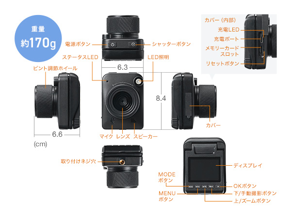 Amazon.co.jp: サンワダイレクト タイムラプスカメラ 4K対応