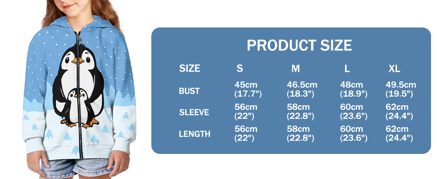 Hoodeie Sweatshirt Size