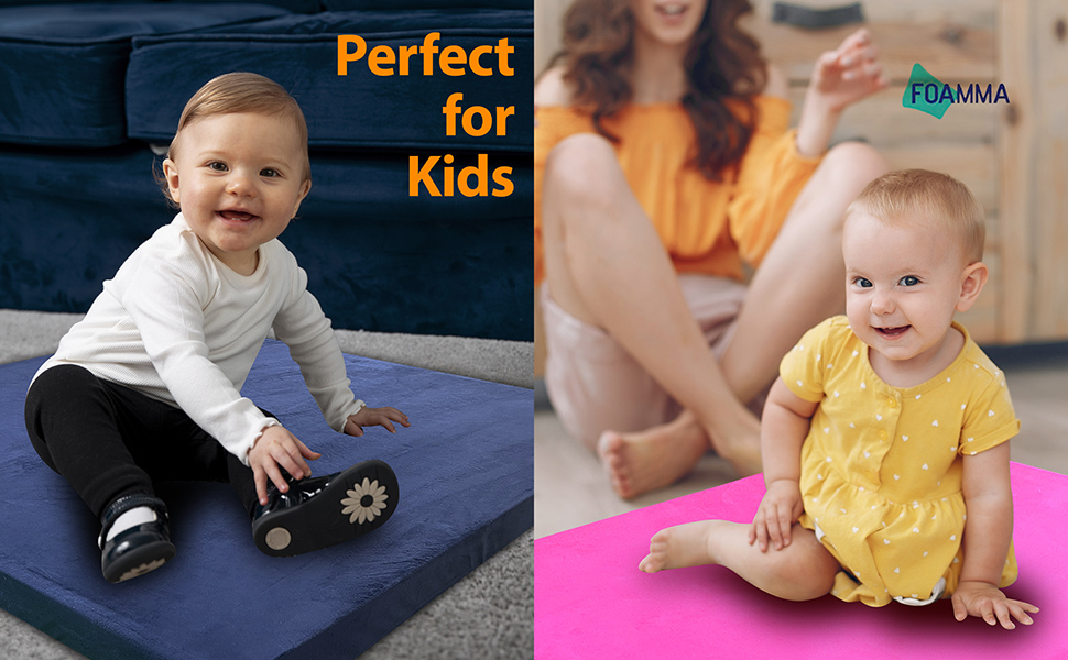 Foamma Soft Gymnastics Mat Velvet Landing Mat for Kids