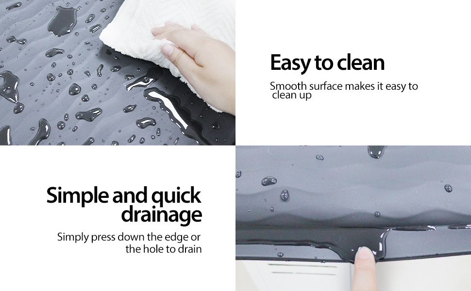 AUMAYCO Under Sink Mat for Kitchen Silicone