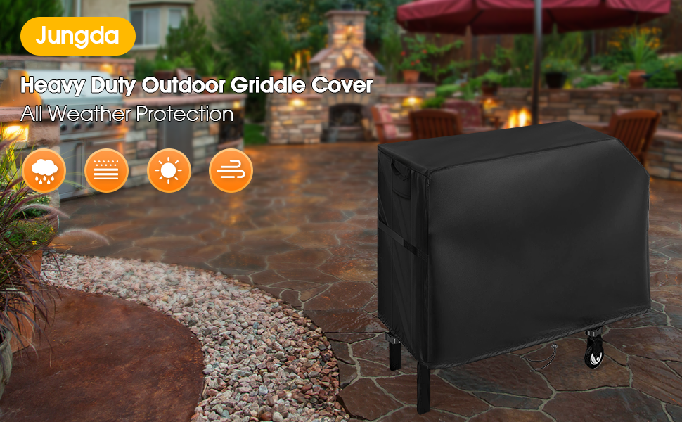 Jungda Grill Cover for Blackstone Duo Model 1819 17 Inch