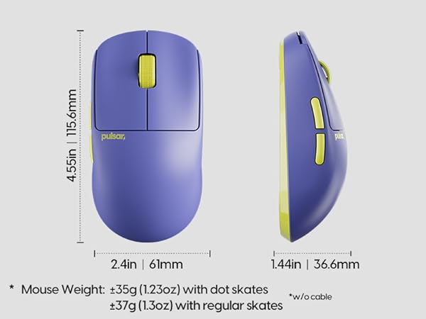 Amazon.com: Pulsar Gaming Gears X2 Crazylight Wireless