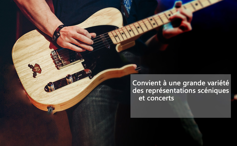 Retekess TA100 Système de Guitare sans Fil, 5.8GHz 35M Rechargeable Émetteurrécepteur Numérique
