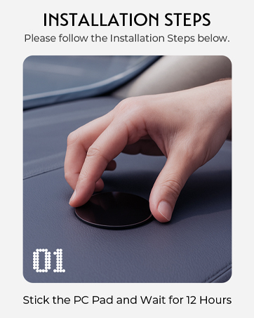 15W Wireless Vacuum magsafe Suction Car Mount