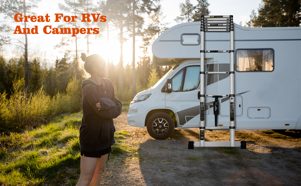 Telescoping Ladder Extension Ladders Folding Collapsible Telescopic