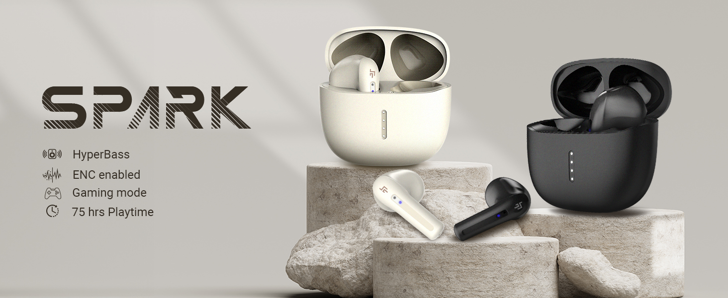 wireless bluetooth earphones earbuds headphones noise cancelling deep bass sports mic touch in-ear