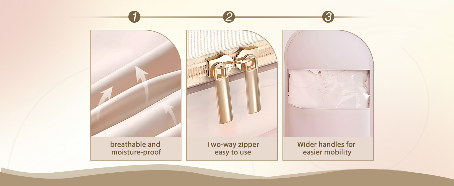 Space Saving Hanging Garment Bag