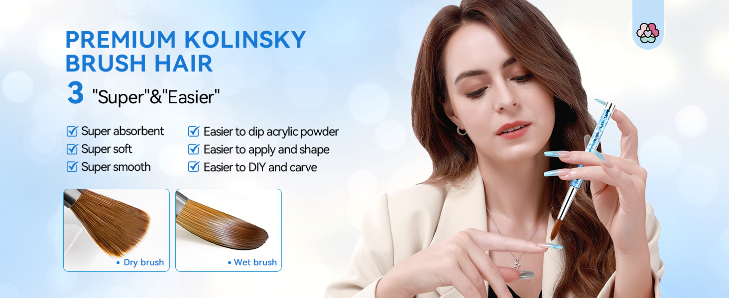 Acrylic Nail Brush Set