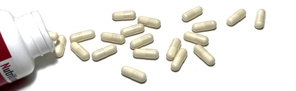 Nutritionn hydrolyzed collagen peptides protein capsules.