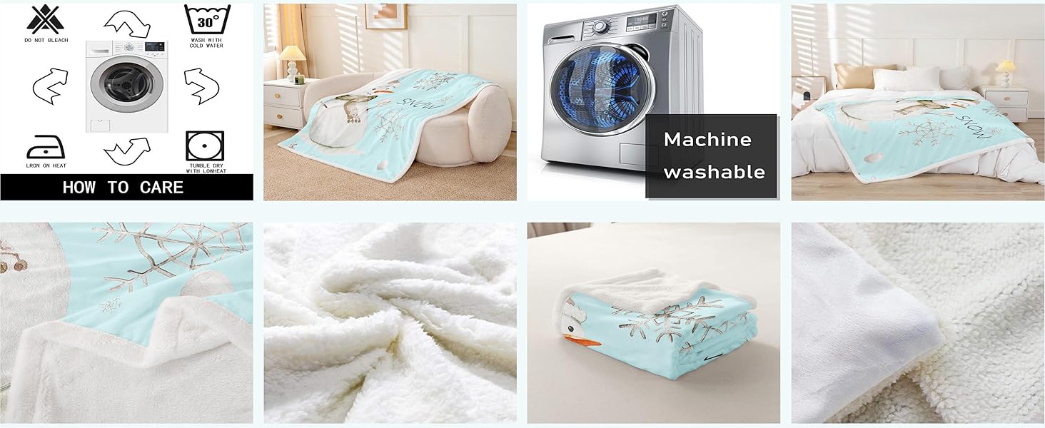 Erosebridal Cute Snowman Christmas Decorations Sherpa