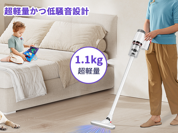 ❤軽量❣コード式だから長時間使ってもパワフルな吸引力が低下しない♪❤掃除機 Amazon | 掃除機 コード式【38000Pa超強吸引・1.1kg超軽量・静音