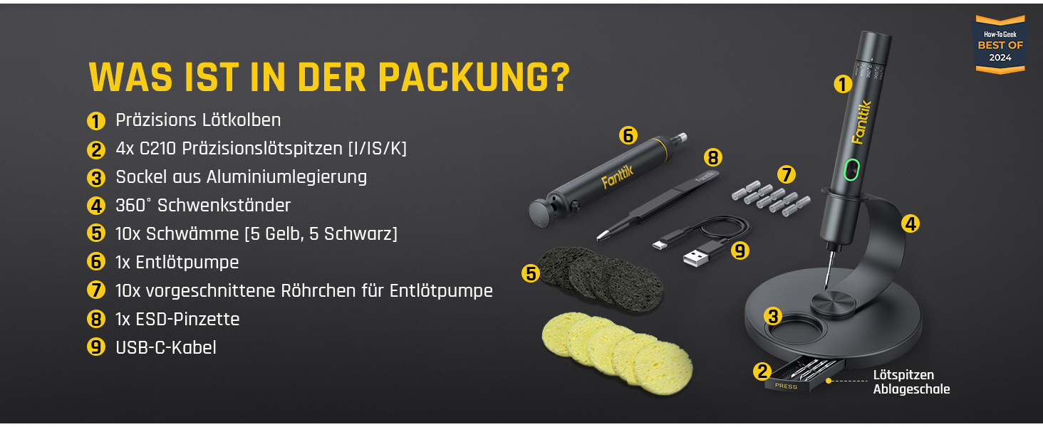 Soldering iron set
