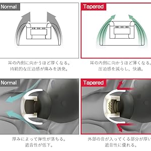 M ,Lサイズ各1枚 AZLA SednaEarfit MAX [イヤーピース M/ML/Lサイズ各1ペア