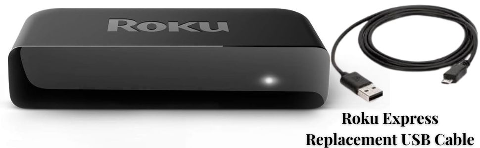 Roku Express Replacement USB Cable USB Type A Male-to-Male