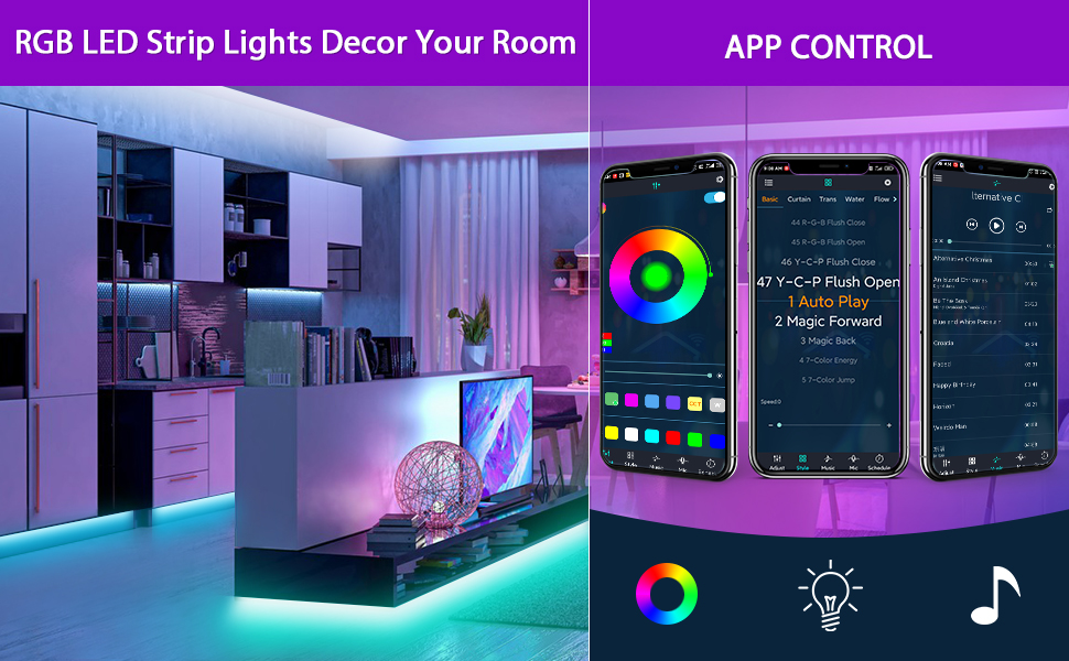 MATICOD Motion Sensor Lights Indoor Under Bed Lights, Plug