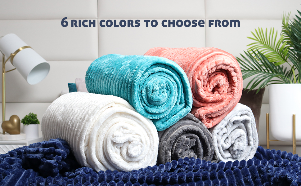 Nestl Fleece Blanket Bed Blankets Queen Size Soft Fuzzy Blanket