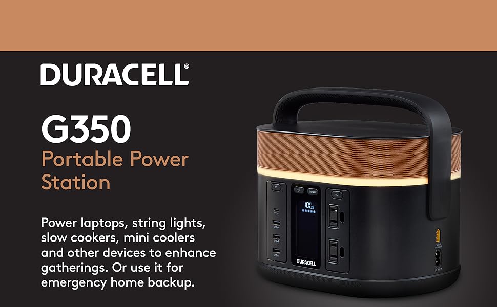 Duracell G350 Portable Power Station