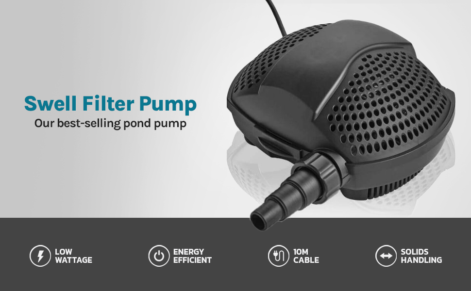 Swell Filter Pumps 16,000LPH Garden Pond Pump Filter Pump 3 Year
