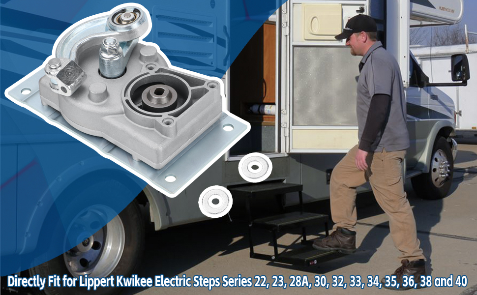 RV Electric Step Gearbox Linkage with A, 379160 1101425