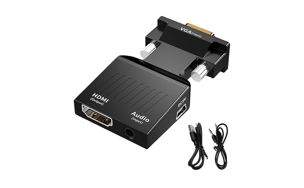 vga to hdmi converter adapter, hd video converter