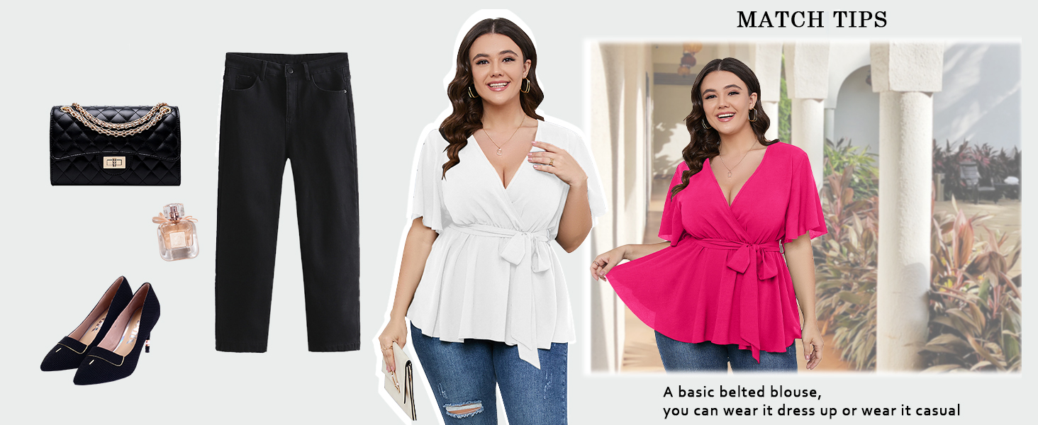 plus size blouses for women