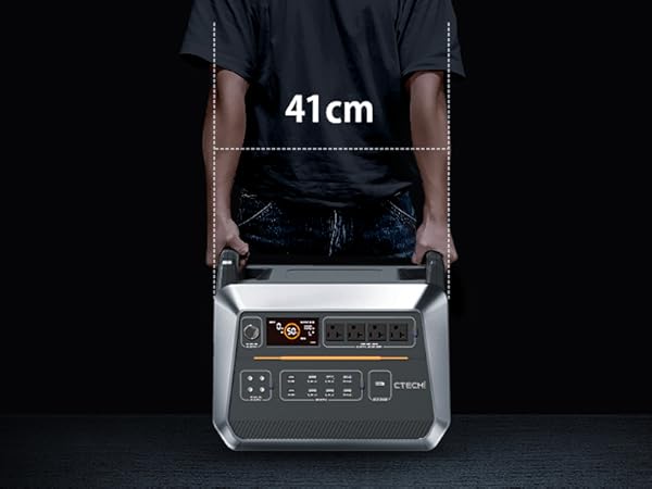 新品 CTECHiポータブル電源600W大容量リン酸鉄リチウムイオン