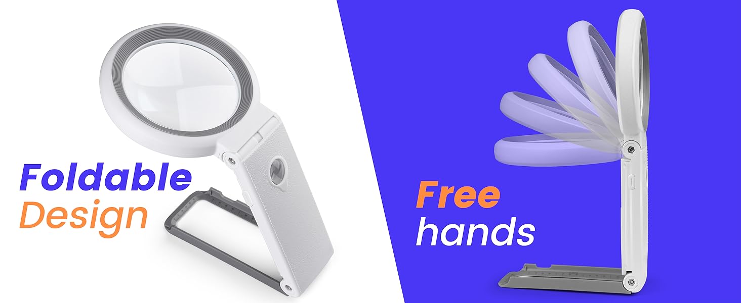 magnifier with light