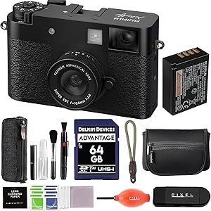 Amazon.com : Fujifilm X Half Digital Camera (Black) Bundle