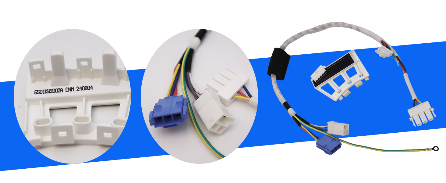 6877ER1016F 6501KW2002A Washer Motor Wire Harness and Rotor Position Sensor