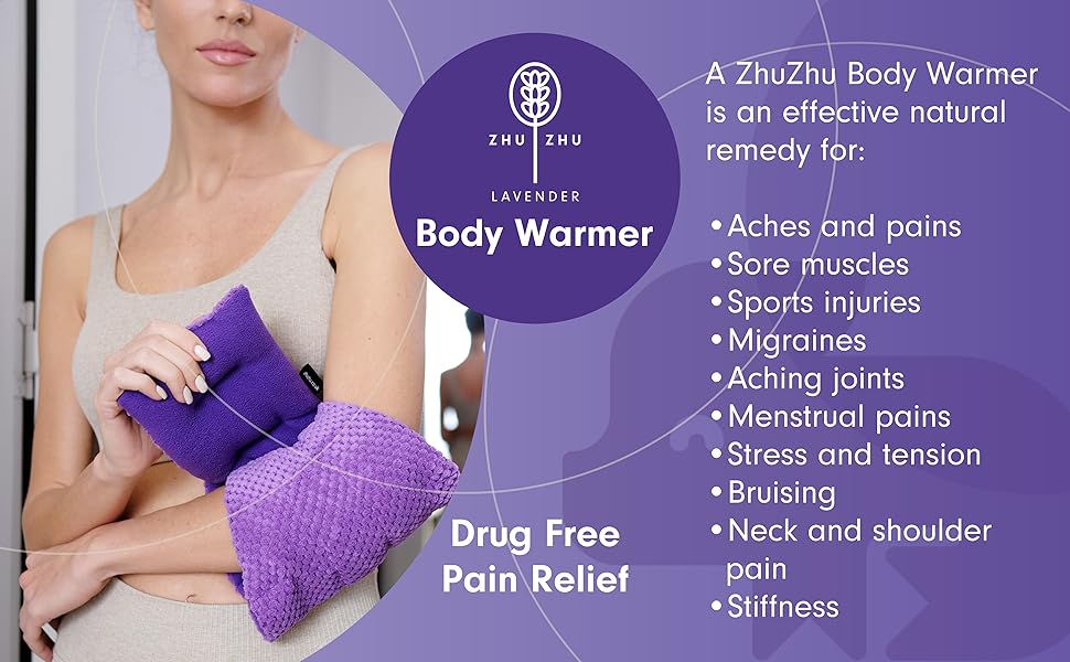 Heat therapy drug free pain relief