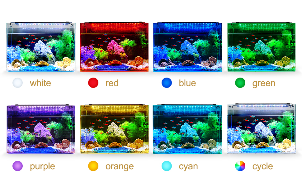 Gamalta Aquarium Light, 14W 24/7 Natural Mode Sunrise