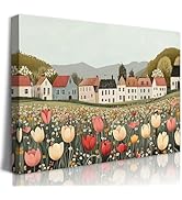 LSXARTQQ Colorful Floral Wall Art
