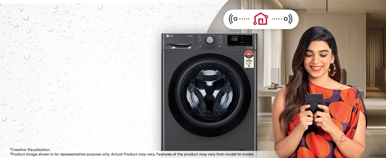 smart front load washing machine