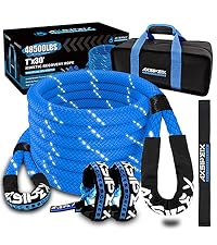 Amazon.com: AXSIPEIX Kinetic Recovery Rope Kit (Reflective), 1in x