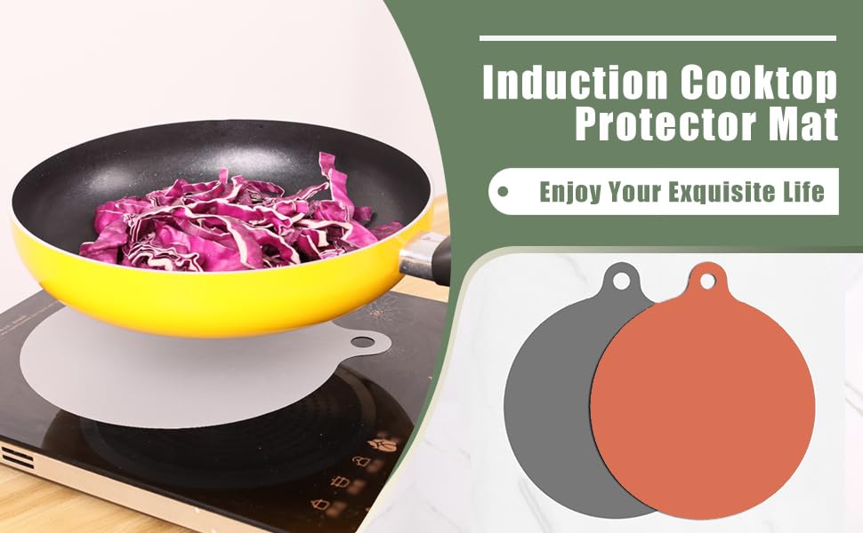 Induction Cooktop Protector Pad 2 Pieces for Induction