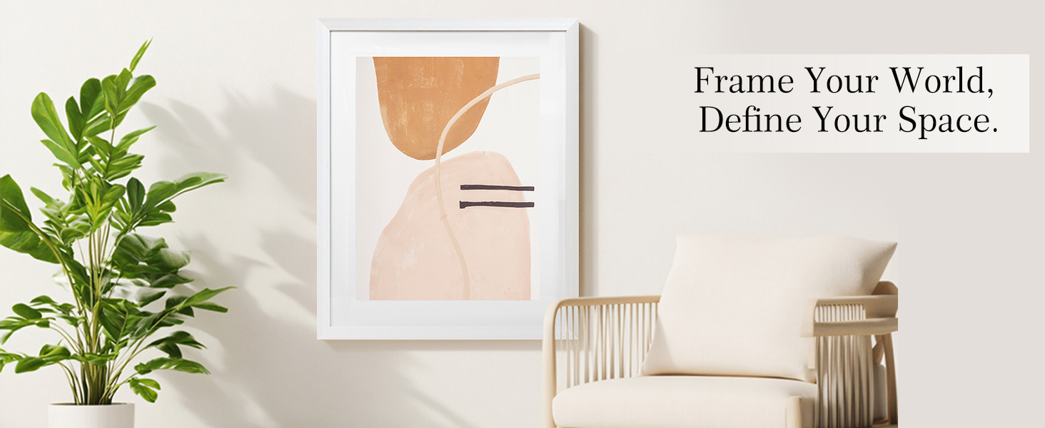 TSALKCC Traditional White 18x24 Picture Frame for Wall