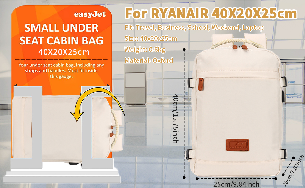 ryanair cabin bags 40x20x25