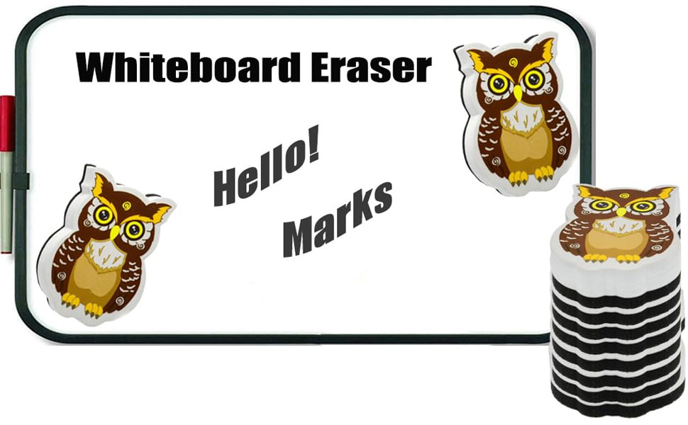 WEKOIL Dry Erase Erasers Whiteboard Eraser Pack 8