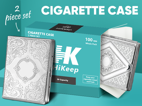 Amazon.com: Hikeep Vintage Cigarette Case 2 Pack, Cigarette