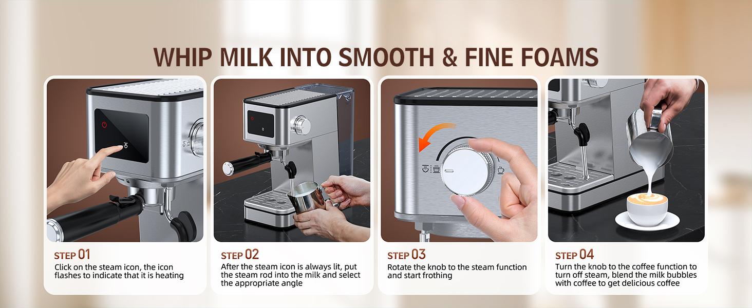 Espresso Machine Steam Operation