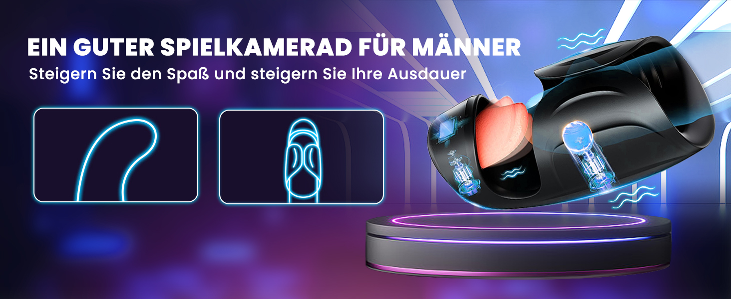 Elektrische eikelvibrator, eikelstimulator, penistrainingvibrator met 10 likmodi