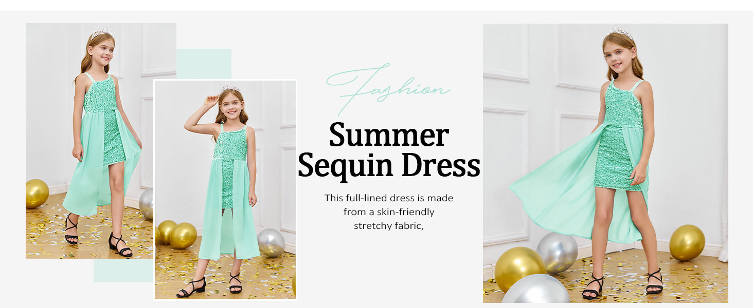 Girls Sequin Dresses