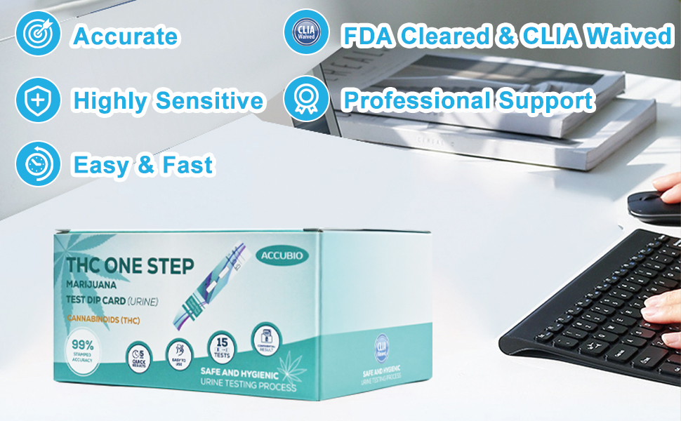 Marijuana Test Kit, THC Single Panel Urine Drug Test